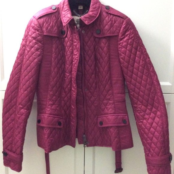 Burberry Jackets & Blazers - Burberry London Quilted Jacket Belted Motorcycle 4